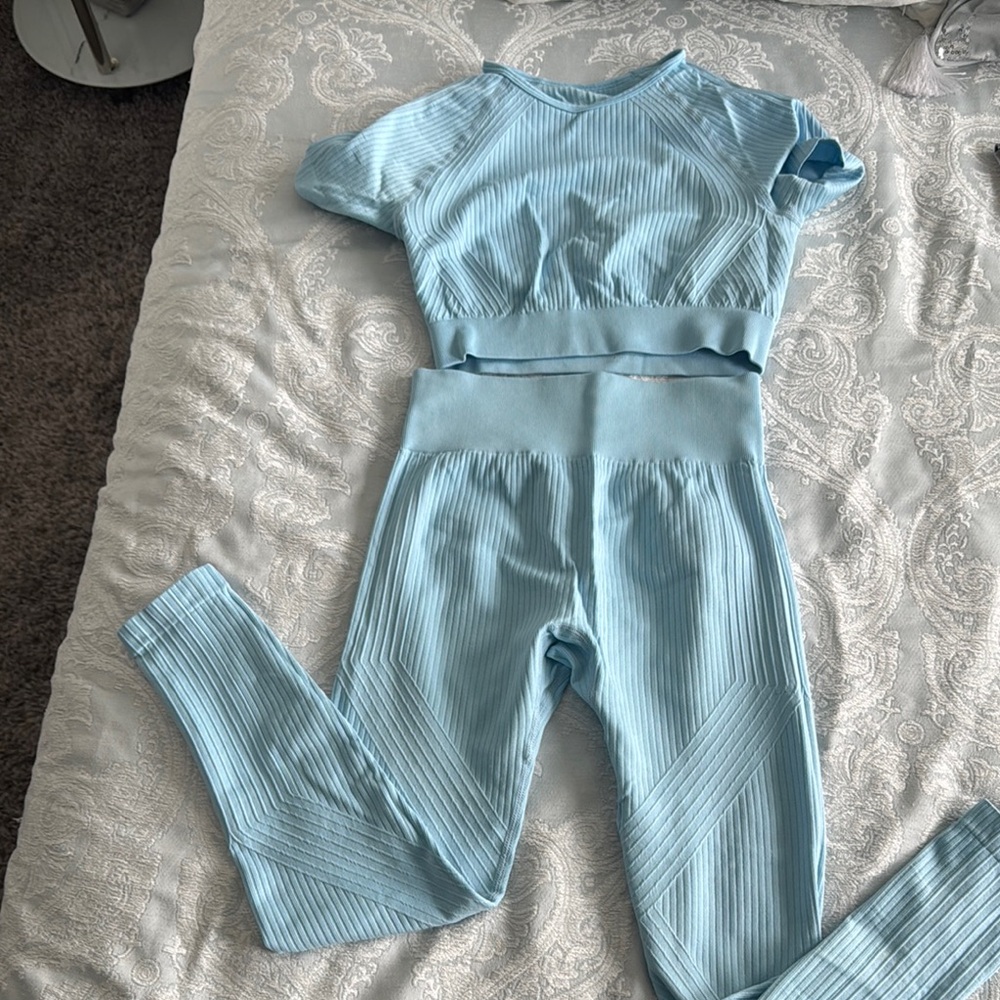 Light Blue Activewear Set